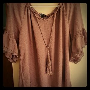 Signature Studio Lavender Dressy Blouse XL